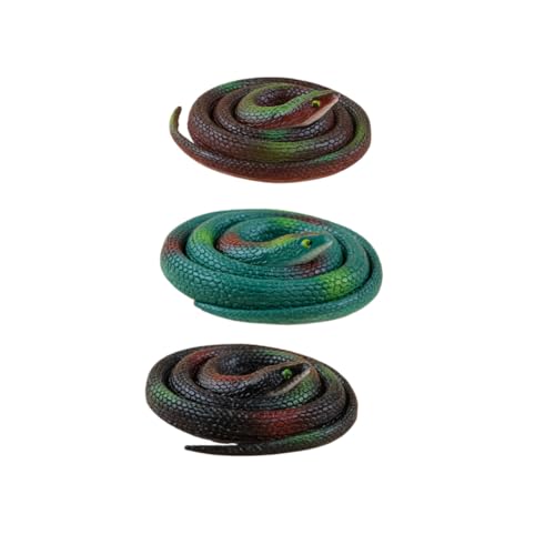 HEALSOPTHY 6 Stück Teiliges Realistische Gummischlangen Langlebige Spielzeugschlangen aus Weichem Material für Halloween Partys Karneval und Lustige Streiche HEALSOPTHY 6 Stück Teiliges Realistische Gummischlangen Langlebige Spielzeugschlangen aus Weichem Material für Halloween Partys Karneval und Lustige Streiche von HEALSOPTHY