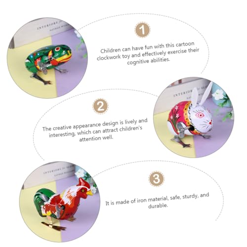HEALSOPTHY 6 Stück Teiliges Wind Up Tier aus Kreative Lebendige Aufziehfiguren Frosch Hahn Hase Lustiges Vintage für Jungen und Mädchen Ostergeschenk und Dekoration HEALSOPTHY 6 Stück Teiliges Wind Up Tier aus Kreative Lebendige Aufziehfiguren Frosch Hahn Hase Lustiges Vintage für Jungen und Mädchen Ostergeschenk und Dekoration von HEALSOPTHY