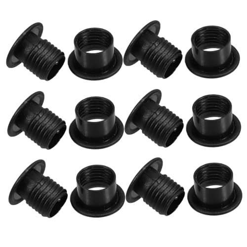HEALSOPTHY 6 Stück Tischfußballlager Kickertischteile Fußball-Tischdekoration Tabletop Fußballspiel Zubehör für Kickertische PVC Black HEALSOPTHY 6 Stück Tischfußballlager Kickertischteile Fußball-Tischdekoration Tabletop Fußballspiel Zubehör für Kickertische PVC Black von HEALSOPTHY