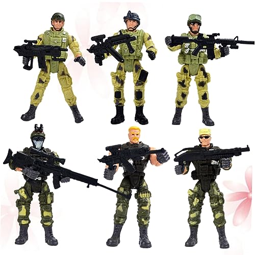 HEALSOPTHY 6 Stück für Spezialeinheiten für interaktives Soldaten Figuren Safe Toy Modell der Spezialeinheiten Zubehör für Spezialeinheiten HEALSOPTHY 6 Stück für Spezialeinheiten für interaktives Soldaten Figuren Safe Toy Modell der Spezialeinheiten Zubehör für Spezialeinheiten von HEALSOPTHY