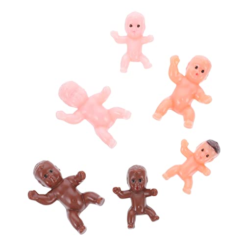 HEALSOPTHY 60 Stück Mini Plastikbabys für Meine Babyparty Spiele Teiliges für Wasserbrech Spiele aus Hochwertigem Kunststoff für Eiswürfel und Spielzeuge Verschiedenen Erhältlich von HEALSOPTHY