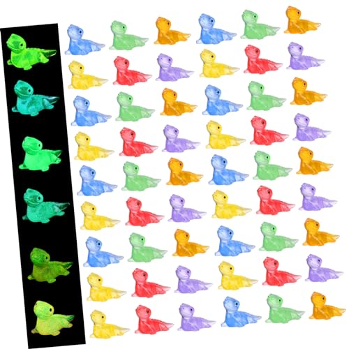 HEALSOPTHY 60Stücke Mini Eidechsenfiguren im Dunkeln Leuchtende Reptilienminiaturen aus Harz Bunten Farben Eidechsendekorationen HEALSOPTHY 60Stücke Mini Eidechsenfiguren im Dunkeln Leuchtende Reptilienminiaturen aus Harz Bunten Farben Eidechsendekorationen von HEALSOPTHY