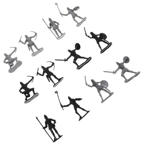 HEALSOPTHY 60Stücke Spielzeugsoldaten Mittelalterliche und Römische Soldatenfiguren aus Langlebigem für Klassenzimmerprojekte und von HEALSOPTHY