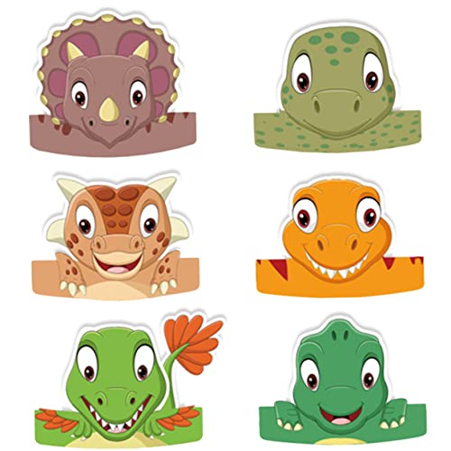 HEALSOPTHY 6Stücke Dinosaurier Partyhüte Für Geburtstagshüte Aus Papier Design Für Kreative Fotos Und Feiern Requisite Für Kindergeburtstag HEALSOPTHY 6Stücke Dinosaurier Partyhüte Für Geburtstagshüte Aus Papier Design Für Kreative Fotos Und Feiern Requisite Für Kindergeburtstag von HEALSOPTHY