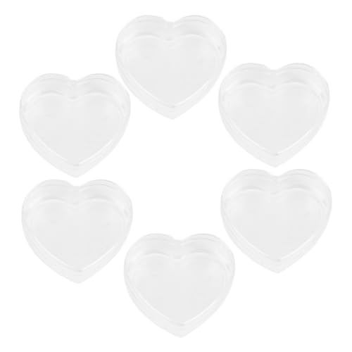 HEALSOPTHY 6Stücke Herzförmige Aufbewahrungsboxen für Puppenhaus Deko Kreative Mikro Landschaftsdekore und Kleine Dekorative Boxen von HEALSOPTHY