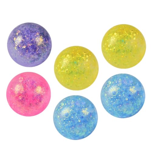 HEALSOPTHY 6stücke Squeeze Ball Spielzeug Stressabbau Balls Für Erwachsene Und Handentspannung Mixed Color Druckentlastungs-Toys von HEALSOPTHY