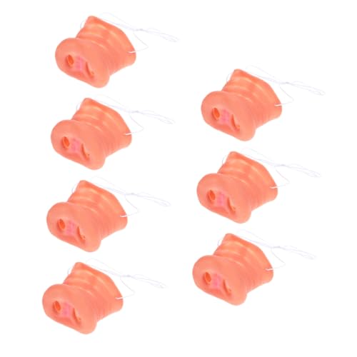HEALSOPTHY 7 Stück Teiliges Pig Nose Kostümset mit Verstellbarem Elastikband Leichte Tiernasen Accessoires für Halloween Kostümparty Rollenspiel Kreatives und Verkleiden von HEALSOPTHY