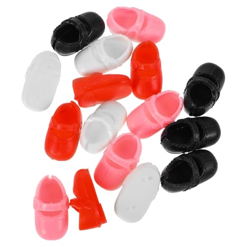 HEALSOPTHY 8 Paare Miniatur Puppenschuhe Flache Schuhe Niedlich Vielseitig Für Puppen Kostüm Zubehör In Schwarz Rot Weiß Rosa HEALSOPTHY 8 Paare Miniatur Puppenschuhe Flache Schuhe Niedlich Vielseitig Für Puppen Kostüm Zubehör In Schwarz Rot Weiß Rosa von HEALSOPTHY
