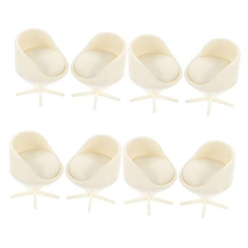 HEALSOPTHY 8 Stück Modell Eines Möbeldrehstuhls Weihnachts-puppenhaus-Stuhl-Ornament Miniaturstühle Zum Basteln Miniaturmöbel Für Puppenstuben Puppenhaus-außenzubehör Mini-Sofa Beige Abs HEALSOPTHY 8 Stück Modell Eines Möbeldrehstuhls Weihnachts-puppenhaus-Stuhl-Ornament Miniaturstühle Zum Basteln Miniaturmöbel Für Puppenstuben Puppenhaus-außenzubehör Mini-Sofa Beige Abs von HEALSOPTHY