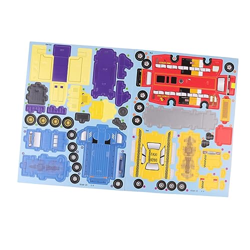 HEALSOPTHY 8 Stück Papierpuzzles Für Jungen Papierpuzzles Für Papierpuzzlespielzeug 3D-rätsel von HEALSOPTHY