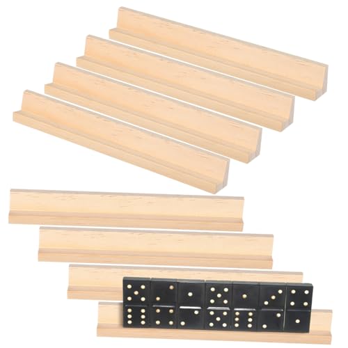 HEALSOPTHY 8 Stück Teiliges Holz Domino Ständer mit Basen DIY Domino Halter und Tabletts Natürliche Holzspiel Zubehör Multifunktionale Aufbewahrung für Spielsteine und Buchstaben Geeignet HEALSOPTHY 8 Stück Teiliges Holz Domino Ständer mit Basen DIY Domino Halter und Tabletts Natürliche Holzspiel Zubehör Multifunktionale Aufbewahrung für Spielsteine und Buchstaben Geeignet von HEALSOPTHY