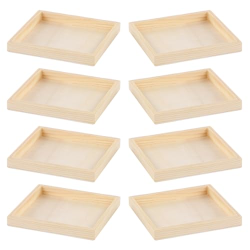 HEALSOPTHY 8 Stück Teiliges Holz Puzzletablett Quadratische Aufbewahrungstrays aus Stabilem Holz Glatte Oberfläche für Puzzle und Holzbausteine Tragbar für Familienaktivitäten und Unterwegs HEALSOPTHY 8 Stück Teiliges Holz Puzzletablett Quadratische Aufbewahrungstrays aus Stabilem Holz Glatte Oberfläche für Puzzle und Holzbausteine Tragbar für Familienaktivitäten und Unterwegs von HEALSOPTHY