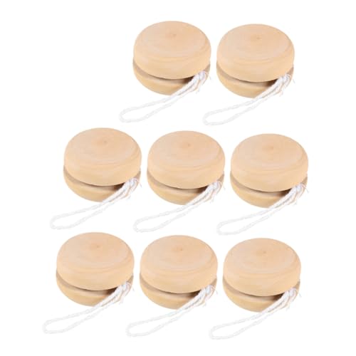 HEALSOPTHY 8 Stück Teiliges Holz Yo Yo Ball DIY Graffiti Handbemalt Motoriktraining Party Doodle Sicher HEALSOPTHY 8 Stück Teiliges Holz Yo Yo Ball DIY Graffiti Handbemalt Motoriktraining Party Doodle Sicher von HEALSOPTHY
