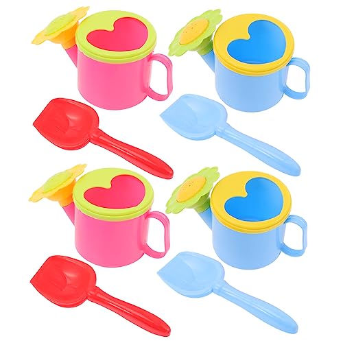HEALSOPTHY 8 Stück Teiliges Sandspielzeug Set für Bunte Sandförmchen und Schaufel für Strand und Sommerabenteuer Fördert Kreativität und Motorische Fähigkeiten Zufällige Zufällige Farbe von HEALSOPTHY