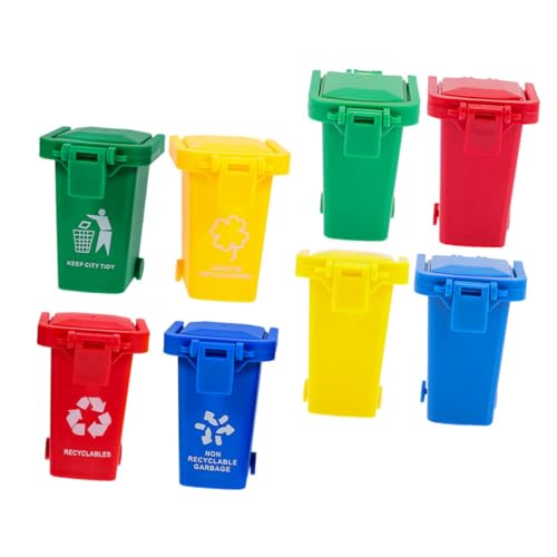 HEALSOPTHY 8Stücke Mini Mülleimer Mit Klappdeckel Stiftspeicher Eimer Für Büro Kinderzimmer Und Bad Praktische Briefpapier Eimer Zur Abfalltrennung HEALSOPTHY 8Stücke Mini Mülleimer Mit Klappdeckel Stiftspeicher Eimer Für Büro Kinderzimmer Und Bad Praktische Briefpapier Eimer Zur Abfalltrennung von HEALSOPTHY