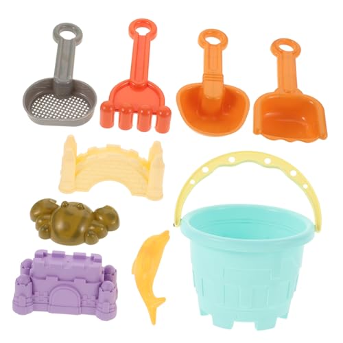HEALSOPTHY 9 Stück Teiliges Sandspielzeug für Sandkasten und Strandspielzeug mit Eimer Schaufel Rechen und Gießkanne mit Abgerundeten Kanten Fördert Kreativität und Soziale Fähigkeiten Beim HEALSOPTHY 9 Stück Teiliges Sandspielzeug für Sandkasten und Strandspielzeug mit Eimer Schaufel Rechen und Gießkanne mit Abgerundeten Kanten Fördert Kreativität und Soziale Fähigkeiten Beim von HEALSOPTHY