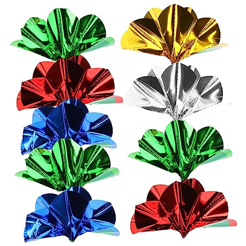 HEALSOPTHY 9 Stück Zauberblume gefälscht Dekorationen künstliche Blumen Masse Present Ideas Geschenkeidee Flower Sticks Trickspielzeug Tricks Bühnen-Requisiten kreative Leistungsrequisiten PVC von HEALSOPTHY
