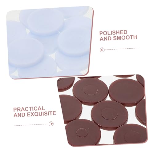 HEALSOPTHY 96 Stück Teiliges Zweifarbiges Schach und Dame Spielsteine Runde Spielsteine aus Robustem HIPS Kompatibel mit Schach Dame Standardisierte für Einfache Ersatzteile bei Brettspielen von HEALSOPTHY