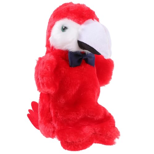 HEALSOPTHY Adorable Papagei Handpuppe aus Weichem Baumwollmaterial Interaktive Cartoon Tierhandpuppe für Erwachsene Fördert Kreativität Sprachentwicklung und Emotionalen Austausch für von HEALSOPTHY