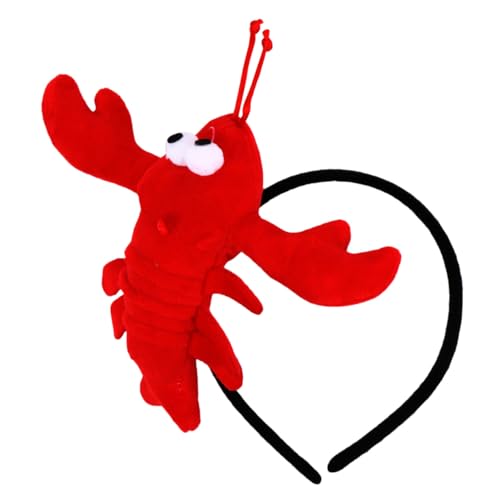 HEALSOPTHY Aquatischer Cartoon Haarreif Lobster Design Lustiges Haarband Umweltfreundliches Kopfstück für Halloween Karneval Cosplay und Kreative Dekoration HEALSOPTHY Aquatischer Cartoon Haarreif Lobster Design Lustiges Haarband Umweltfreundliches Kopfstück für Halloween Karneval Cosplay und Kreative Dekoration von HEALSOPTHY