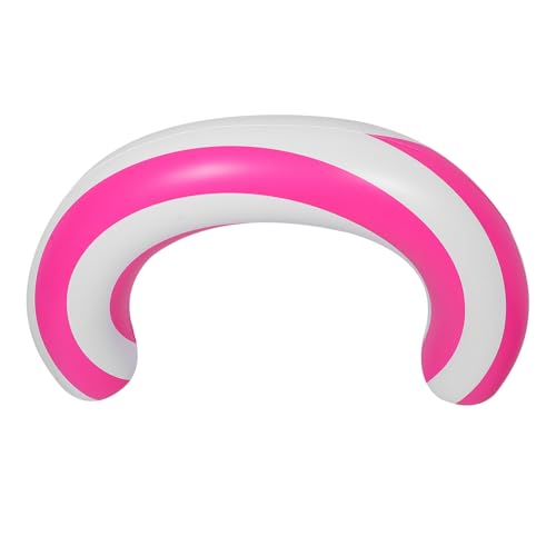 HEALSOPTHY Aufblasbarer Schwimmring Gestreifter Poolschwimmer für Erwachsene für Sommerpartys Strand Hochzeiten und Pooldekoration Bequem und Multifunktional von HEALSOPTHY