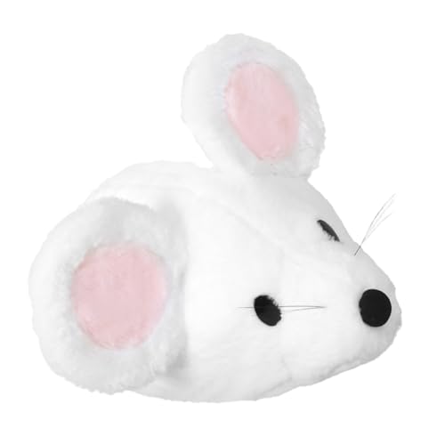 HEALSOPTHY Ausgestopfter Hamster Figur Simulationstierpuppe Hamster-aktivitätsspielzeug Kleintier-aktivitätsspielzeug Gefälschte Kuscheltier Hamster Plüsch Weiß von HEALSOPTHY