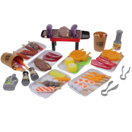 HEALSOPTHY BBQ Grill Realistisches Playhouse Barbecue Zubehör Sicheres Abs Material Vielfältige Kombinationen für Kreative Rollenspiele Outdoor Grill HEALSOPTHY BBQ Grill Realistisches Playhouse Barbecue Zubehör Sicheres Abs Material Vielfältige Kombinationen für Kreative Rollenspiele Outdoor Grill von HEALSOPTHY