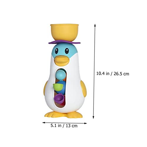 HEALSOPTHY Badespielzeug Niedlicher Pinguin Windrad Badewannenspielzeug aus Sicher rutschfest für Kleinkinder Badezeit Spaß Badewanne HEALSOPTHY Badespielzeug Niedlicher Pinguin Windrad Badewannenspielzeug aus Sicher rutschfest für Kleinkinder Badezeit Spaß Badewanne von HEALSOPTHY