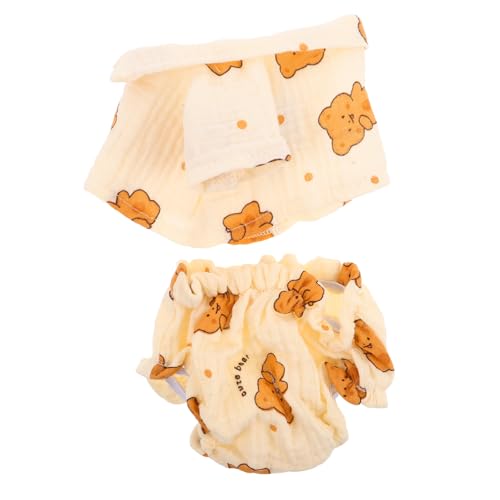 HEALSOPTHY Bär Schlafanzug für Kuscheltiere Weiche Plüschkleidung mit Süßen Outfits und Accessoires Kuscheliger Ersatz für Bären Trösten bei Nacht HEALSOPTHY Bär Schlafanzug für Kuscheltiere Weiche Plüschkleidung mit Süßen Outfits und Accessoires Kuscheliger Ersatz für Bären Trösten bei Nacht von HEALSOPTHY