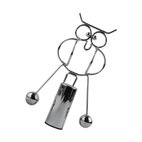 HEALSOPTHY Balance Kippfigur Eule Schwingpendel Desktop Deko Wissenschaftliches Lernspielzeug für Büro Zuhause Geschenkidee von HEALSOPTHY