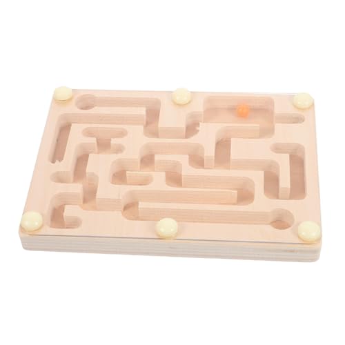 HEALSOPTHY Balance Maze Puzzle aus Holz Lernspielzeug für Vorschulkinder Gleichgewichtstraining mit Kugellabyrinth Konzentrationsförderndes Motorikspiel für Jungen und Mädchen HEALSOPTHY Balance Maze Puzzle aus Holz Lernspielzeug für Vorschulkinder Gleichgewichtstraining mit Kugellabyrinth Konzentrationsförderndes Motorikspiel für Jungen und Mädchen von HEALSOPTHY