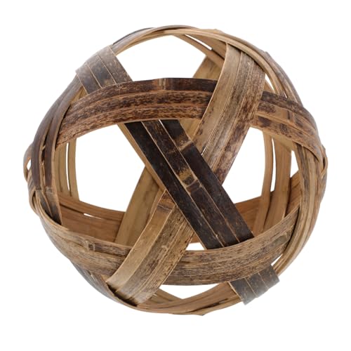 HEALSOPTHY Bambus Fußball Retro Cuju Jonglierball Outdoor Indoor Koordination Sportgerät von HEALSOPTHY