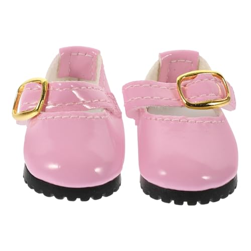 HEALSOPTHY Bjd Puppenschuhe Leder Dekorative Puppen Schuhe für Baumwollpuppen Mädchen Doll Dress Up Zubehör Verarbeitung Passend für Puppenkleidung von HEALSOPTHY