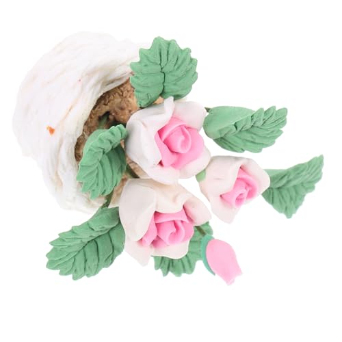 HEALSOPTHY Bonsai im Topf Realistische Dekoration für Puppenhäuser und Miniaturgärten für Kreative DIY Projekte und Stimmungsvolle Wohnambiente von HEALSOPTHY