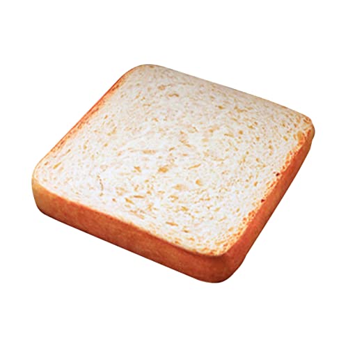HEALSOPTHY Brotwurfkissen Schaum werfen groß Sitzkissen in Toastform Abdeckung Dekoration Schlafzimmer Bedroom Decor sitzmatte kopfkissen Stuhlkissen für den Haushalt Sofa-Wurfkissen Schwamm von HEALSOPTHY
