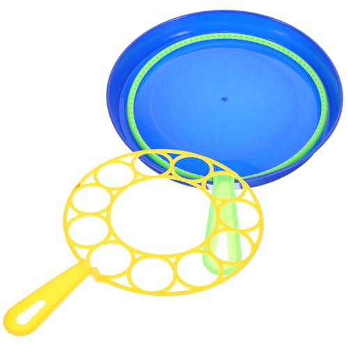 HEALSOPTHY Bubble Wands Set mit Großem und Kleinem Vielseitige Seifenblasenwerkzeuge für Outdoor Spaß im Garten und Park Buntes Teiliges Set für Familie für Beschäftigung und Geburtstag von HEALSOPTHY