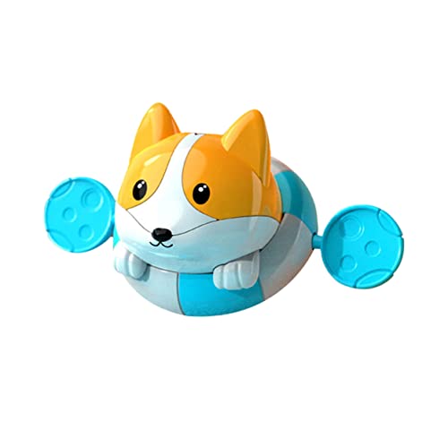 HEALSOPTHY Cartoon Hund Bade Schwimmendes Badewannenspielzeug für Kleinkinder Sicheres und Kreatives Badespielzeug für Junge Mädchen Fördert Spaß Beim Niedlicher Hundenform von HEALSOPTHY