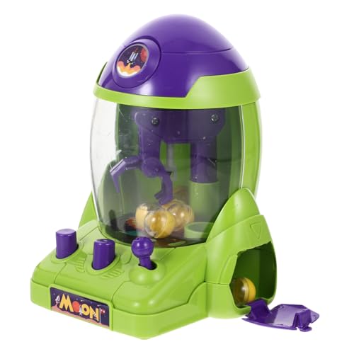 HEALSOPTHY Claw Machine Kleines Greifautomat mit Raketen Design Handliche Fangspielzeug für Partyspaß und Feinmotorikförderung Teiliges Grün von HEALSOPTHY