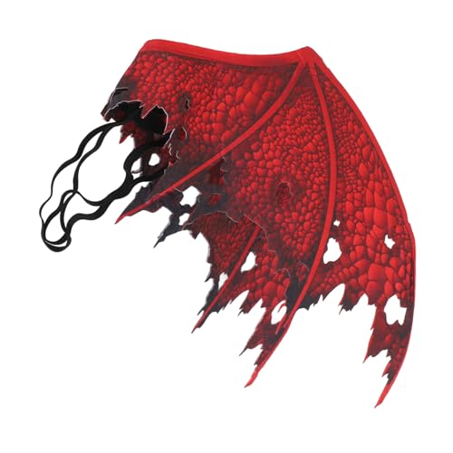 HEALSOPTHY Cosplay Teufelsflügel aus Rotem Vliesstoff Strapazierfähiges Halloween Kostüm Accessoire Verstellbare Flügelrequisite für Erwachsene für Party Karneval und Bühnenauftritte HEALSOPTHY Cosplay Teufelsflügel aus Rotem Vliesstoff Strapazierfähiges Halloween Kostüm Accessoire Verstellbare Flügelrequisite für Erwachsene für Party Karneval und Bühnenauftritte von HEALSOPTHY