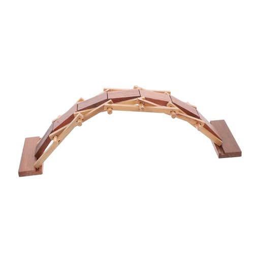 HEALSOPTHY DIY Holz bogenbrücke Bausatz aus Naturholz Sicheres Kreativität Handwerkliches Lernspielzeug für Ab Jahren Interaktives Wissenschaftsspielzeug von HEALSOPTHY
