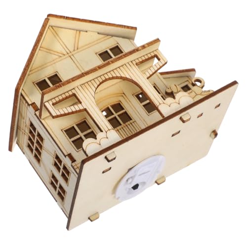 HEALSOPTHY DIY Holzhaus Bausatz mit LED Beleuchtung Cabin Modellbausatz für Erwachsene und Holz Puzzle mit Kleber Dekoratives Gartenhaus Bastelset für und HEALSOPTHY DIY Holzhaus Bausatz mit LED Beleuchtung Cabin Modellbausatz für Erwachsene und Holz Puzzle mit Kleber Dekoratives Gartenhaus Bastelset für und von HEALSOPTHY