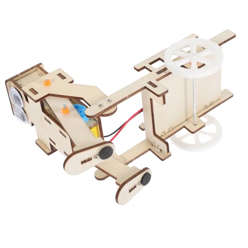 HEALSOPTHY DIY Holzroboter Bausatz Wissenschaftsspielzeug Holzmodell für Experimentierkasten Kreatives Lernspielzeug Eltern Junge Mädchen Interaktion Fördern von HEALSOPTHY