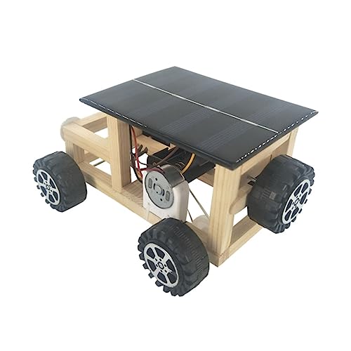 HEALSOPTHY DIY Solar Auto Bausatz Kreatives Lehrspielzeug für Handgefertigt Wissenschaftliche Experimente Fördert Technikverständnis und Motorikfähigkeiten Zufällige Zufällige von HEALSOPTHY