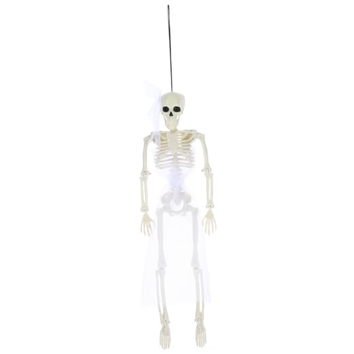 HEALSOPTHY -Dekoration Grabsteine Sei Kostüme Requisiten Gruselige Halloween-Dekorationen Zu Maske Statuen Im Freien Halloween-Skelett-Dekoration Brautjungfer Mädchen Tür Stoff Weiß von HEALSOPTHY