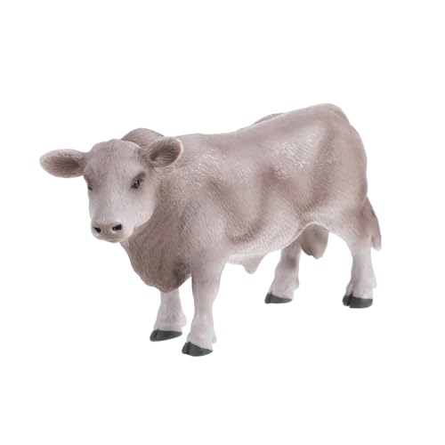 HEALSOPTHY Desktop - Kuh Ästhetische Figur Tiere Kuscheltier Miniaturkühe Brown von HEALSOPTHY