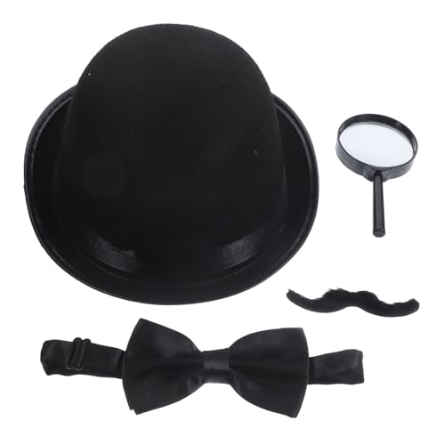 HEALSOPTHY Detektiv mit Hut Lupe Schnurrbart und Fliege aus Leichtem und Kreative Cosplay Accessoires für Kostümpartys Rollenspiele Halloween und Themenveranstaltungen HEALSOPTHY Detektiv mit Hut Lupe Schnurrbart und Fliege aus Leichtem und Kreative Cosplay Accessoires für Kostümpartys Rollenspiele Halloween und Themenveranstaltungen von HEALSOPTHY