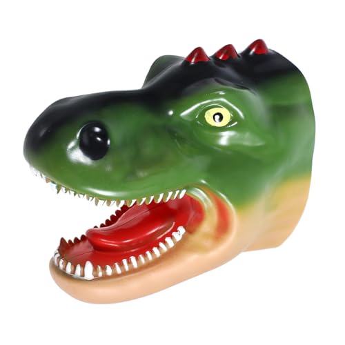 HEALSOPTHY Dinosaurier Handpuppe aus Sanftem Interaktives für Erwachsene zum Geschichtenerzählen Fantasie Grün von HEALSOPTHY