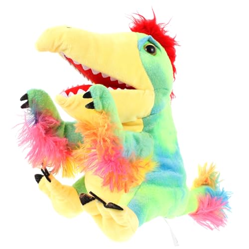 HEALSOPTHY Dinosaurier Handpuppe für Interaktive Puppen für Geschichtenerzählen DIY Fördert Kreativität und Hand Augen Koordination für Rollenspiele und Lernspiele von HEALSOPTHY
