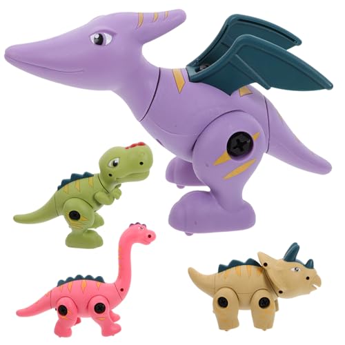 HEALSOPTHY Dinosaurier Teiliges zum Auseinanderbauen für Sicheres und Umweltfreundliches Material Fördert die Fingerfertigkeit und Kreativität für Spiel und Dekoration von HEALSOPTHY