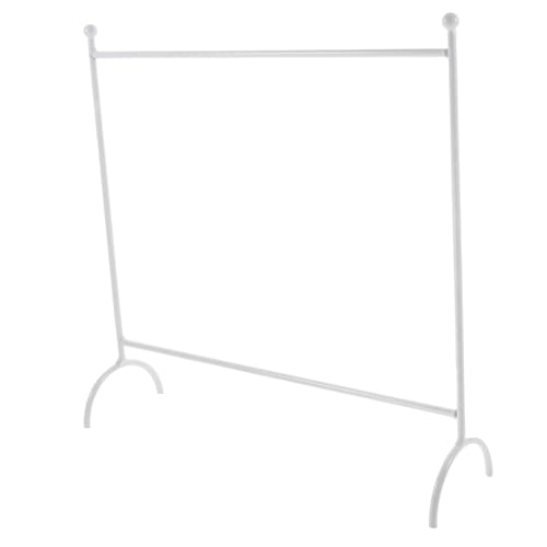 HEALSOPTHY Doll Clothes Hanger Rack Metall Kleiderständer für Puppen Robuster Aufbewahrungsständer für Puppenkleidung für Puppenhaus Dekoration und Kleiderorganisation von HEALSOPTHY